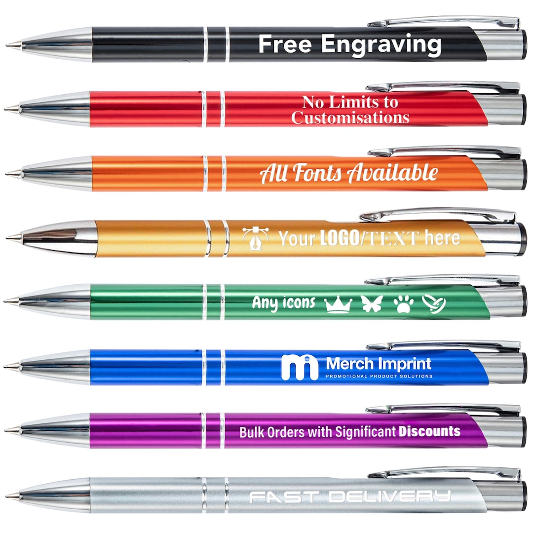 Personalised Pens: Bulk Order Corporate Gifts - Etsy UK