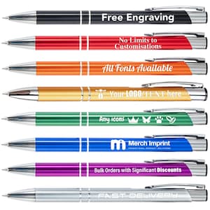 Gepersonaliseerde pennen: relatiegeschenken in bulk bestellen