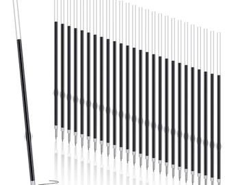 10 Ball Point Pen Refills, Black Ink / Length: 97mm