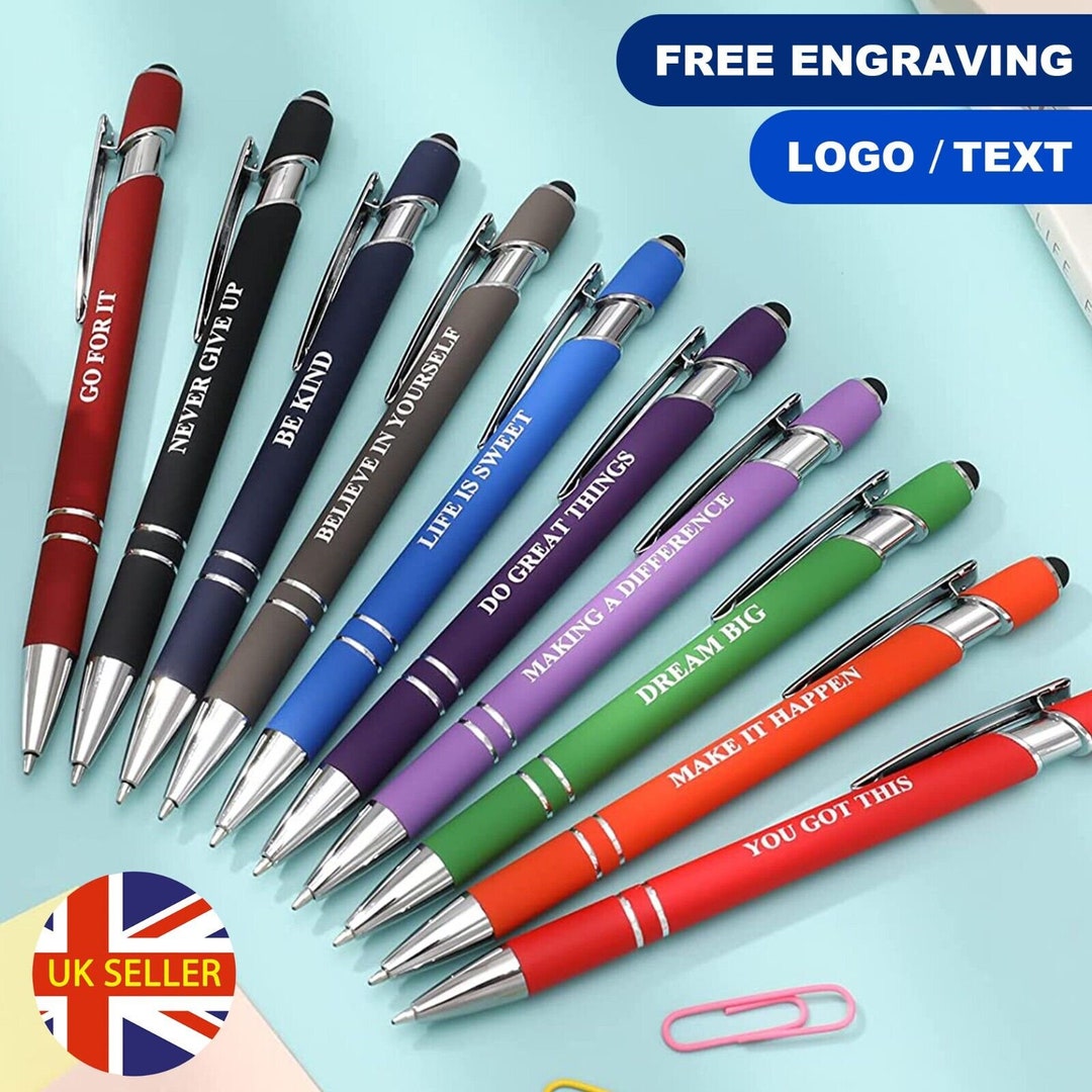Personalised Pen Custom Pens Wholesale Pens Bulk Order Pens Etsy UK