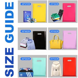Personalised Plastic Carrier Bag Logo Printed Custom Bags Promotion ...