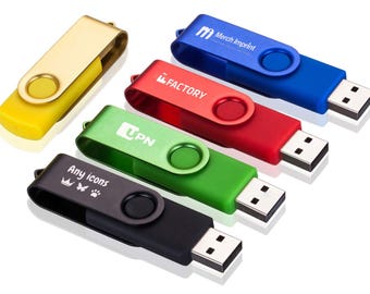 Personalised USB Memory sticks customised engraving [4GB]