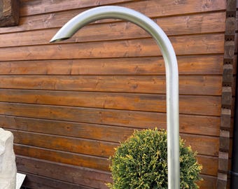 Modern stainless steel fountain inlet, 22 mm diameter - Height 117 cm - Garden fountain - Decorative