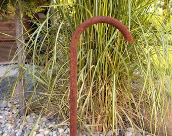 Brunnen-Einlauf in Rostoptik  16mm  inkl. Befestigungsmittel und Brunnenschlauch - Höhe 40cm - Rustikal - Gartenbrunnen