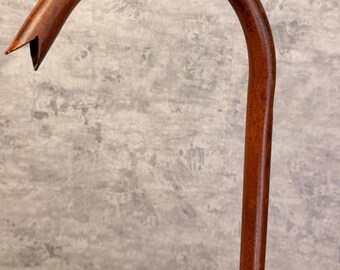 Fountain inlet in rust look 25 mm with shut-off valve, water spout, fountain arch, swan neck, tap, outlet, decorative fountain, water feature