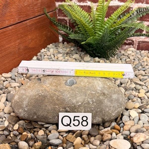 Natural spring stone - individual garden fountain made of Allgäu gravel - size 22 cm - handmade - unique piece - bird bath image 6