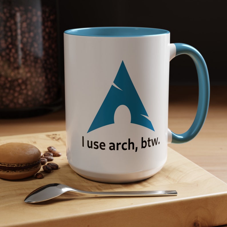 I Use Arch, Btw - Available in 11 Oz and 15 Oz - Nerd Gift, Arch Linux ...