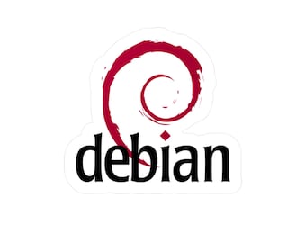 Debian Kiss-Cut Vinyl Decals | Custom Stickers for Laptops, Water Bottles, Cars, Wall Decor, Gift Ideas