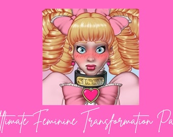 Paquete de transformación femenina definitiva: entrenamiento de mariquitas, travestismo, afeminización, femDom, feminización, tareas de mariquitas, mujer dominante