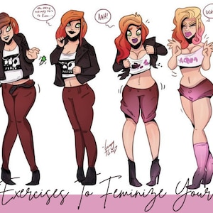 Sissy Exercises To Feminize Your Body - Sissy Tasks, Sissy Ideas, Guide for Sissies, Sissy training, Femdom ideas, Dominant female
