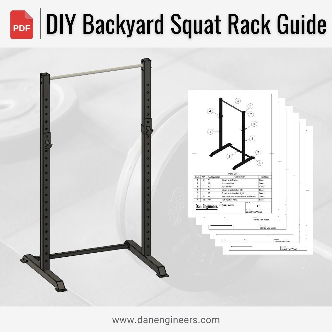 Build Your Own Squat Rack Guide Etsy