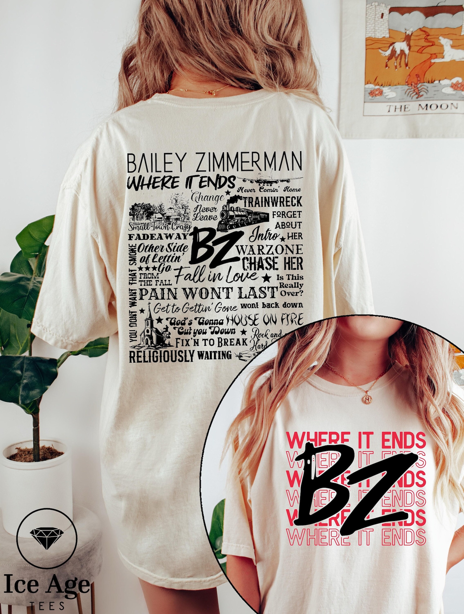 Bailey Zimmerman Shirt BZ Shirt Country Music Shirt - Etsy