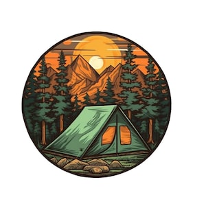 Camping Sticker | Great Outdoors | Waterproof