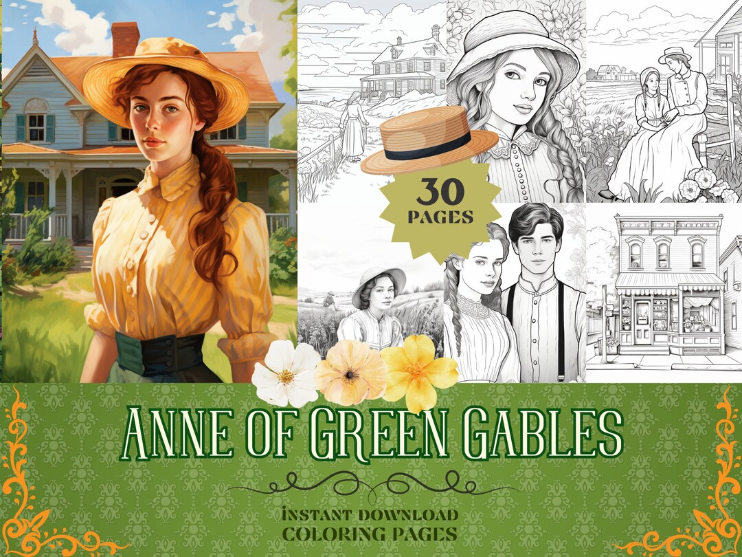 Anne of Green Gables Coloring Pages - Il 1080xN.5732739579 Doql 