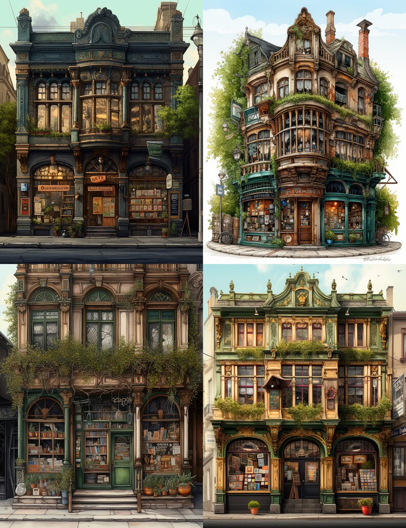 Old Bookstore Coloring Pages 32 - Il 794xN.5176864803 Ov84 