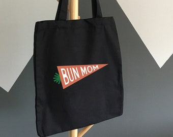 Bun Mom Morotsvimpel Tygväska | Kaninägare Present | Kaninförälder Resor | Kaninälskare Tillbehör