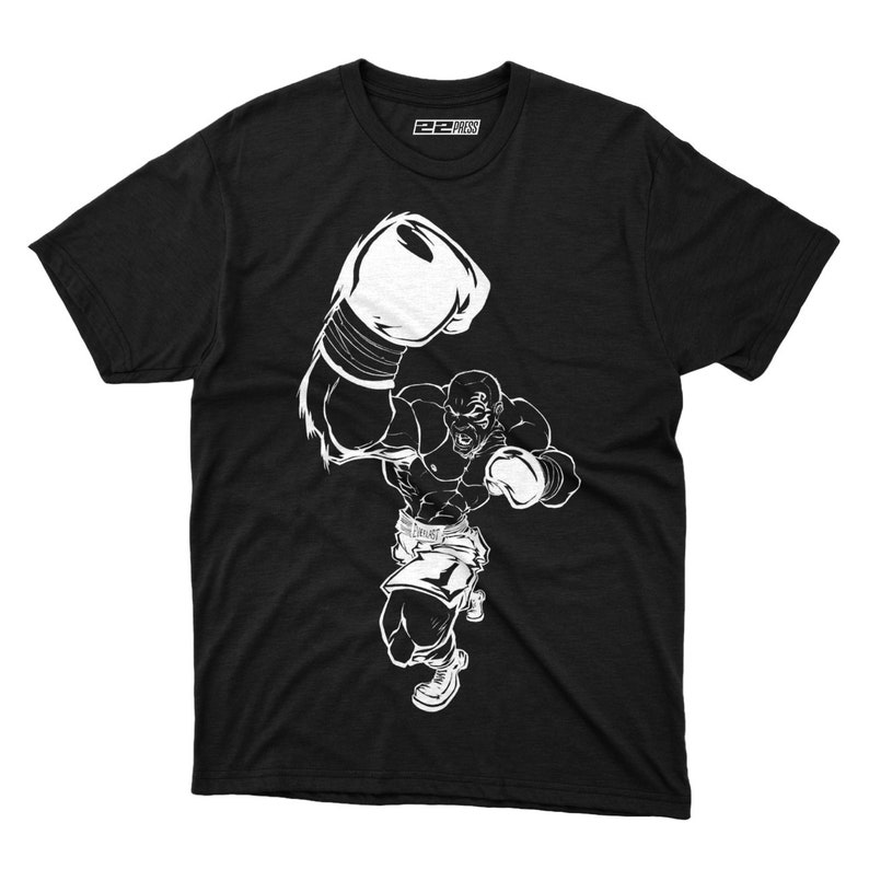 Iron Mike Tyson Fist Boxing Training Tshirt Etsy