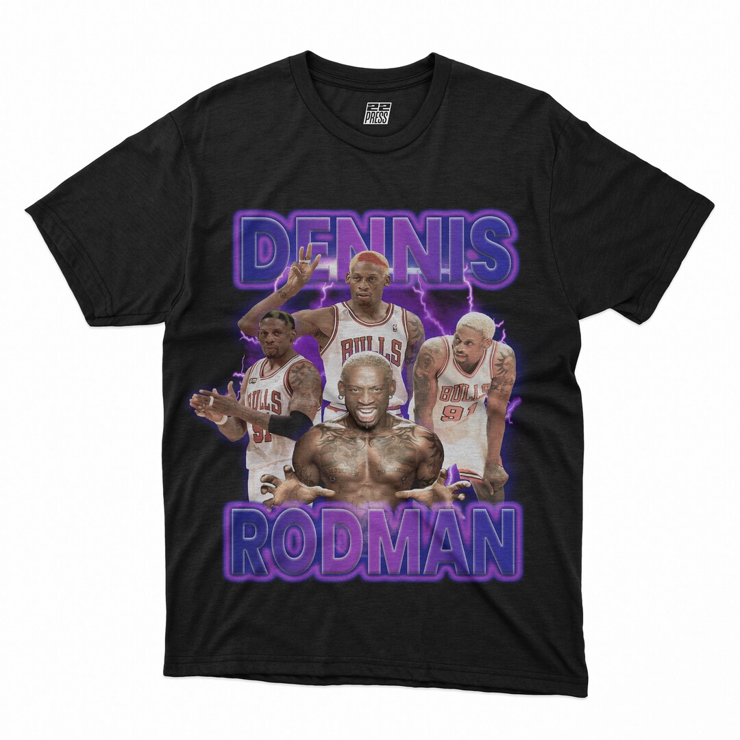 Dennis Rodman Graphic T-shirt UNISEX Dennis Rodman T-shirt Vintage ...