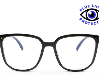 Gafas de bloqueo de luz azul para computadora y juegos, gafas de computadora que alivian la tensión ocular y la fatiga ocular para hombres y mujeres