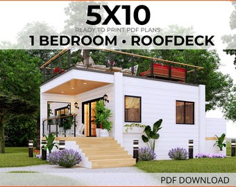 5x10 Kleines Haus Plan 1 Schlafzi