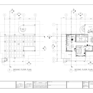 H00335| Blueprint Dream House Plan, Tropical Villa| 2 Bedroom With 2 ...