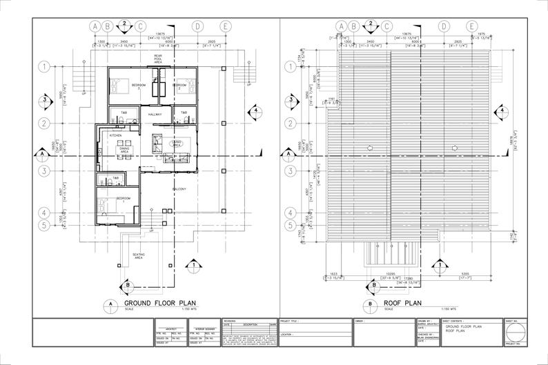 H00331| Blueprint Dream House Plan, Bungalow House | 3 Bedroom With 3 ...