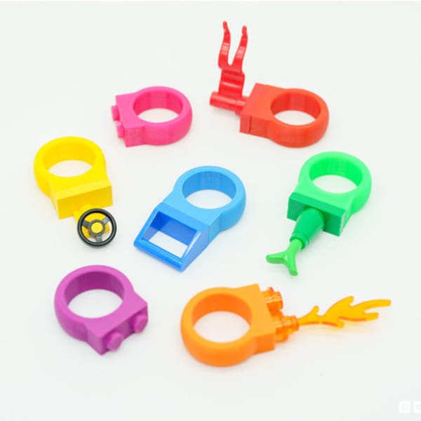 Lego©-kompatibler Ring 3D-Druck