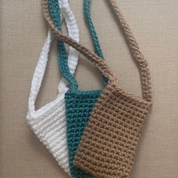 Sac pour portable crochet phone bag