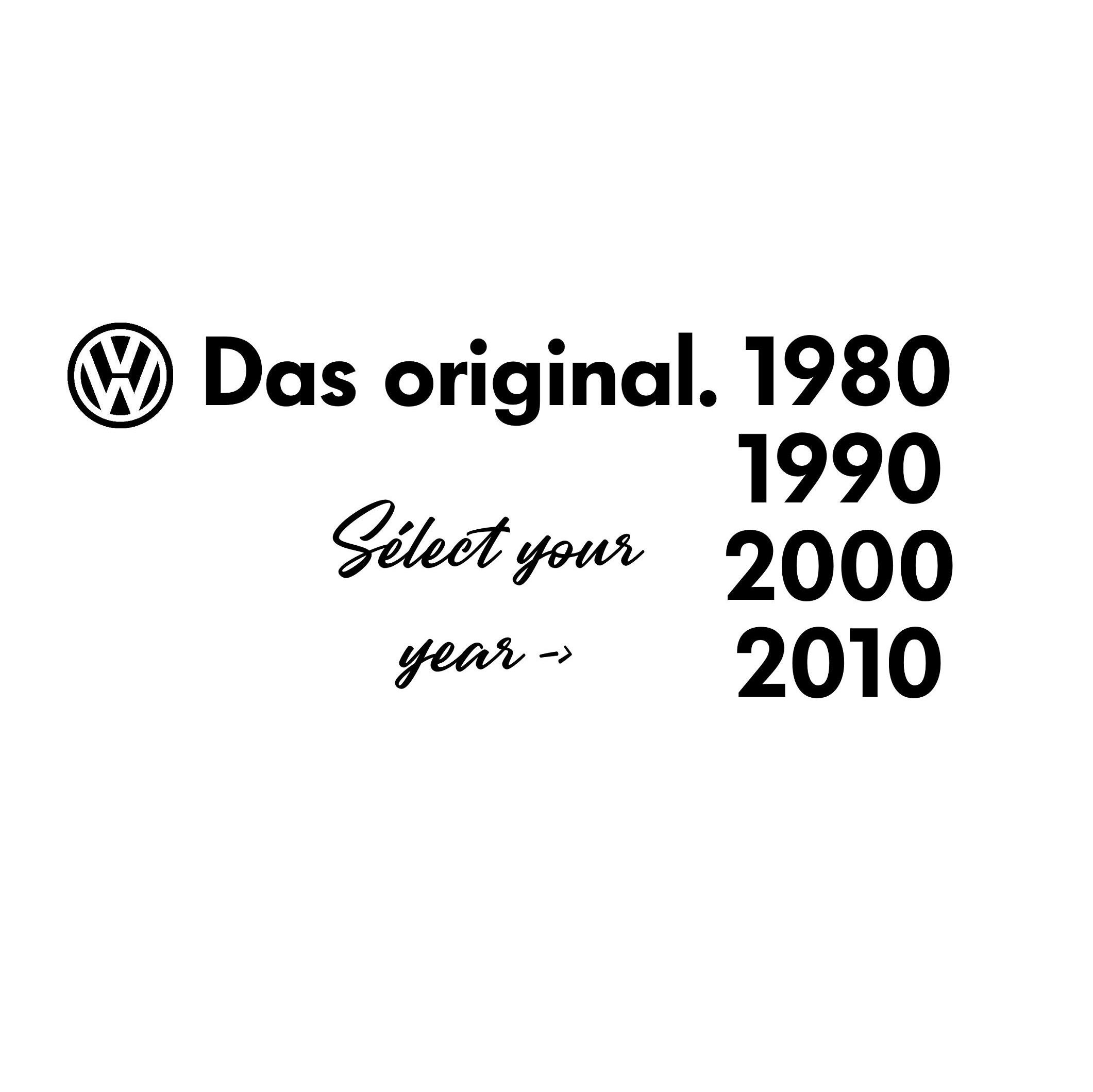 Sticker Autocollant VW Classic Parts