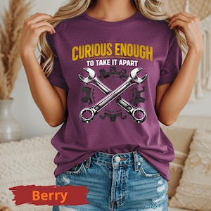 Curious Enough to Take It Apart Hide Extra Parts Funny Quote T-Shirt, Comfort Colors® 1717