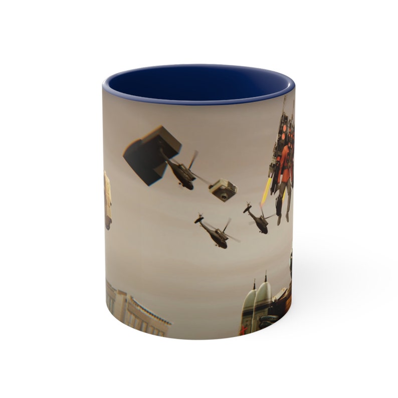 Skibidi Toilet Mug, 11oz Ceramic Mug, Two-Tone, BPA-Free, Microwave & Dishwasher Safe, with C-Handle – Perfect for Fans image 6