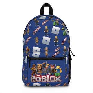 Mochila Roblox para la escuela: elegante y resistente, impermeable, con compartimento para computadora portátil, perfecta para fanáticos, regalo para niños, cómoda y práctica