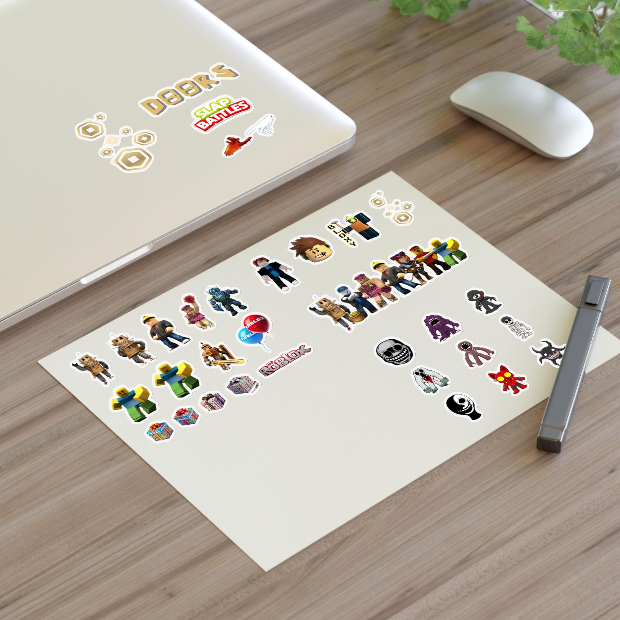 Roblox Adventure Vinyl Sticker Sheets – Over 30 Colorful, Waterproof ...