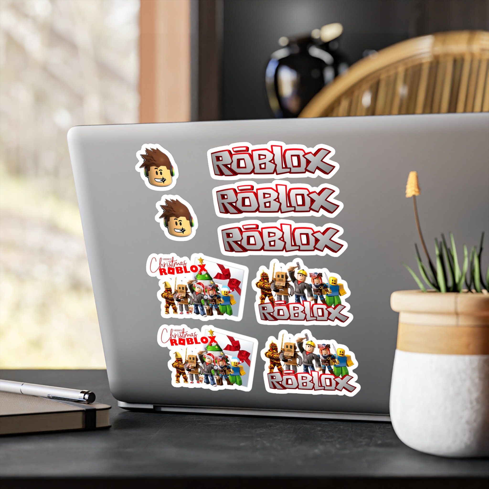 Roblox Christmas Stickers, Vinyl Stickers, Christmas Gift, Gamer Kids ...