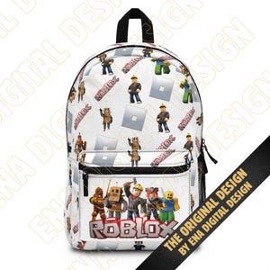 Roblox Backpack for School, Stylish, Robust with Laptop Compartment, Water Resistant, Comfortable, Perfect for Fans image 1