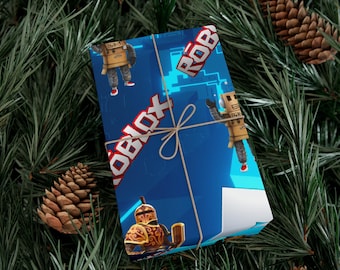 Roblox Gift Wrap for Kids – High-quality gift wrap with Roblox design | Perfect for birthdays, Christmas, or surprises