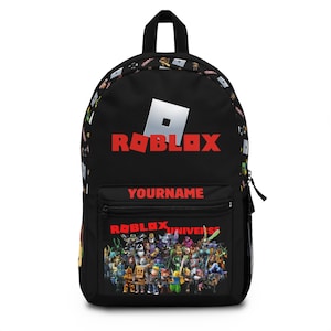 Sac à dos Roblox avec nom - personnalisé pour la rentrée, aventure pour les fans - idée cadeau pour filles et garçons