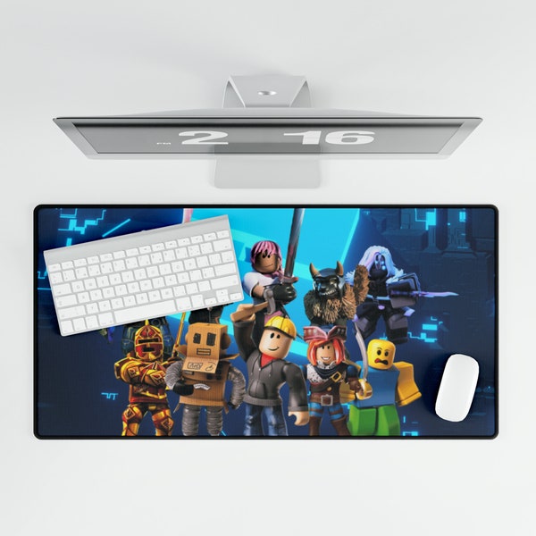 Roblox Figuren Schreibtischmatte Mouse Pad - Kratzfest, Rutschfest, in 3 Größen - Perfekt für Gamer - Desk Mats