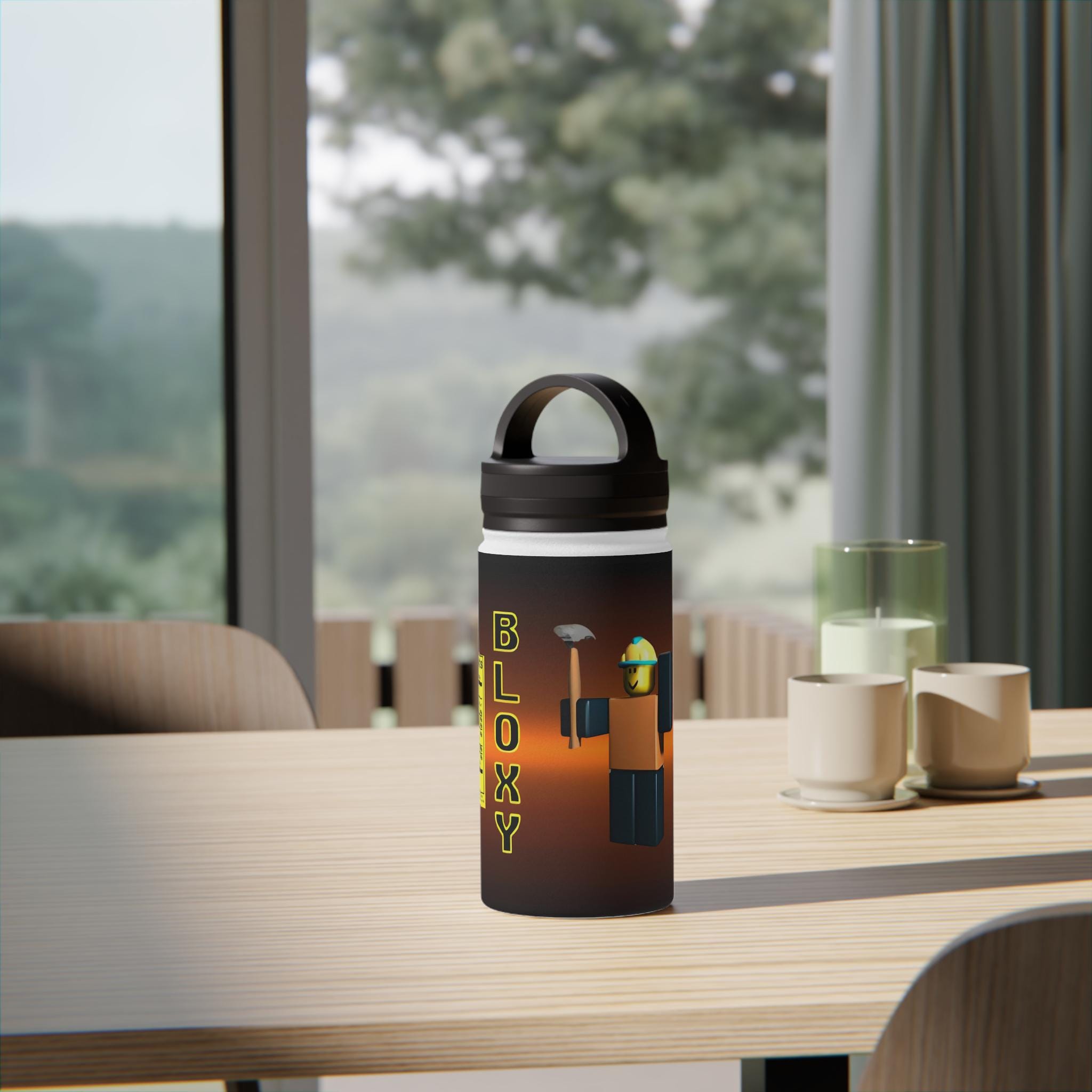 Bloxy Cola Bottle, Stainless Steel, Double-walled Insulated, Bpa
