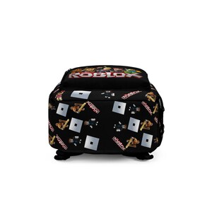 Zaino Roblox personalizzato con il tuo nome | Resistente e impermeabile per la scuola, viaggi e avventure, ritorno a scuola, regalo perfetto immagine 6