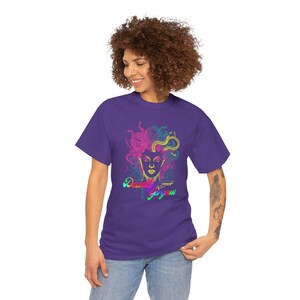Medusa Pop Art T-Shirt, Deadly Gorgeous, 100% US Cotton, Unisex, Oeko-Tex certified, Crew neck, ideal for Mythos fans image 9