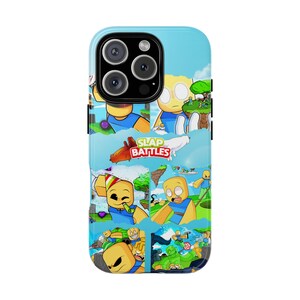 Roblox Slap Battles Phone Case, Premium Unisex Case, Robust and Shock-Absorbing, Wireless Charging, Leak-Proof, Ideal for School and Leisure