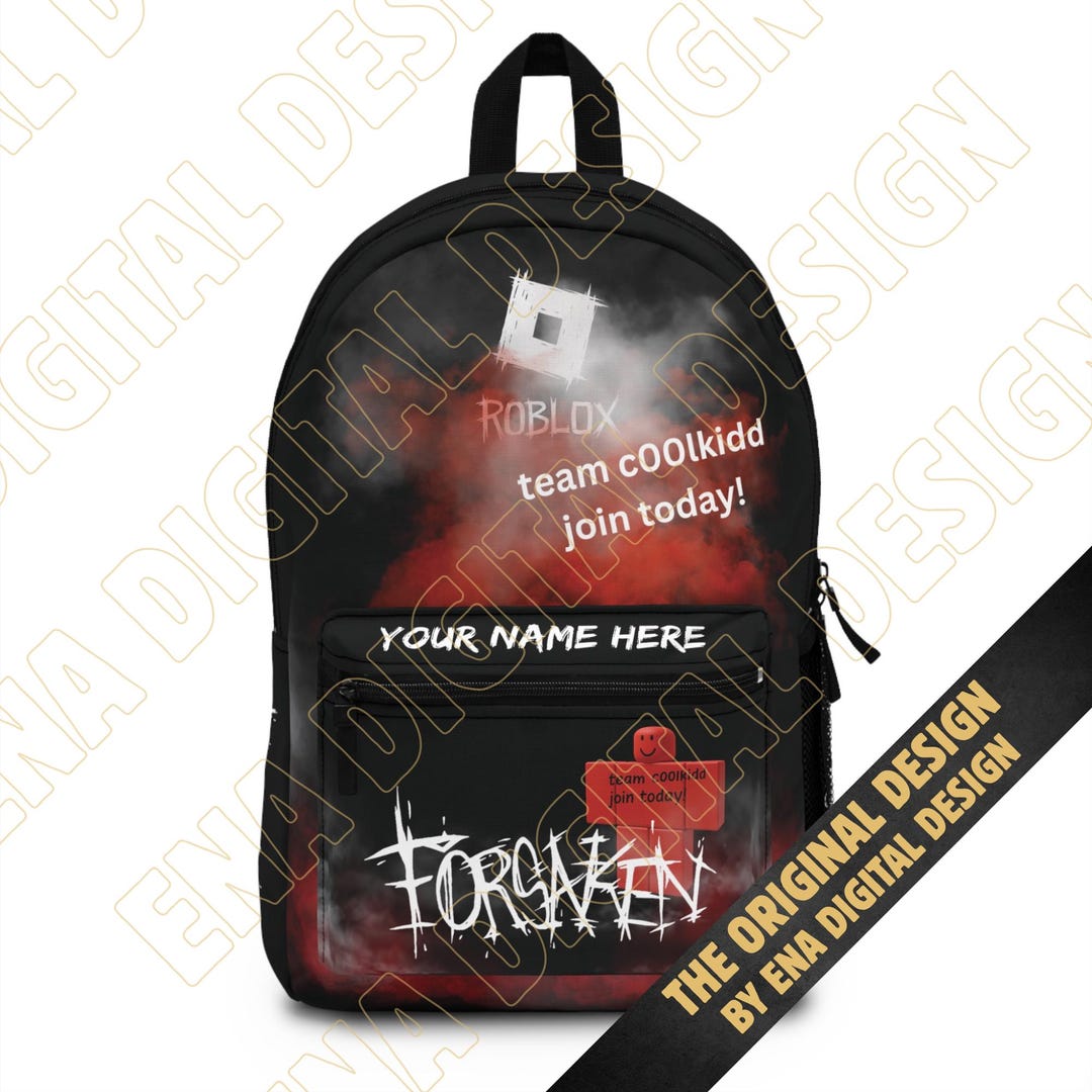 Forsaken Roblox Backpack Style - Team C00lkidd Design