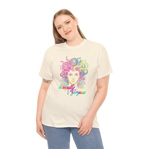 Medusa Pop Art T-Shirt, Deadly Gorgeous, 100% US Cotton, Unisex, Oeko-Tex certified, Crew neck, ideal for Mythos fans image 8
