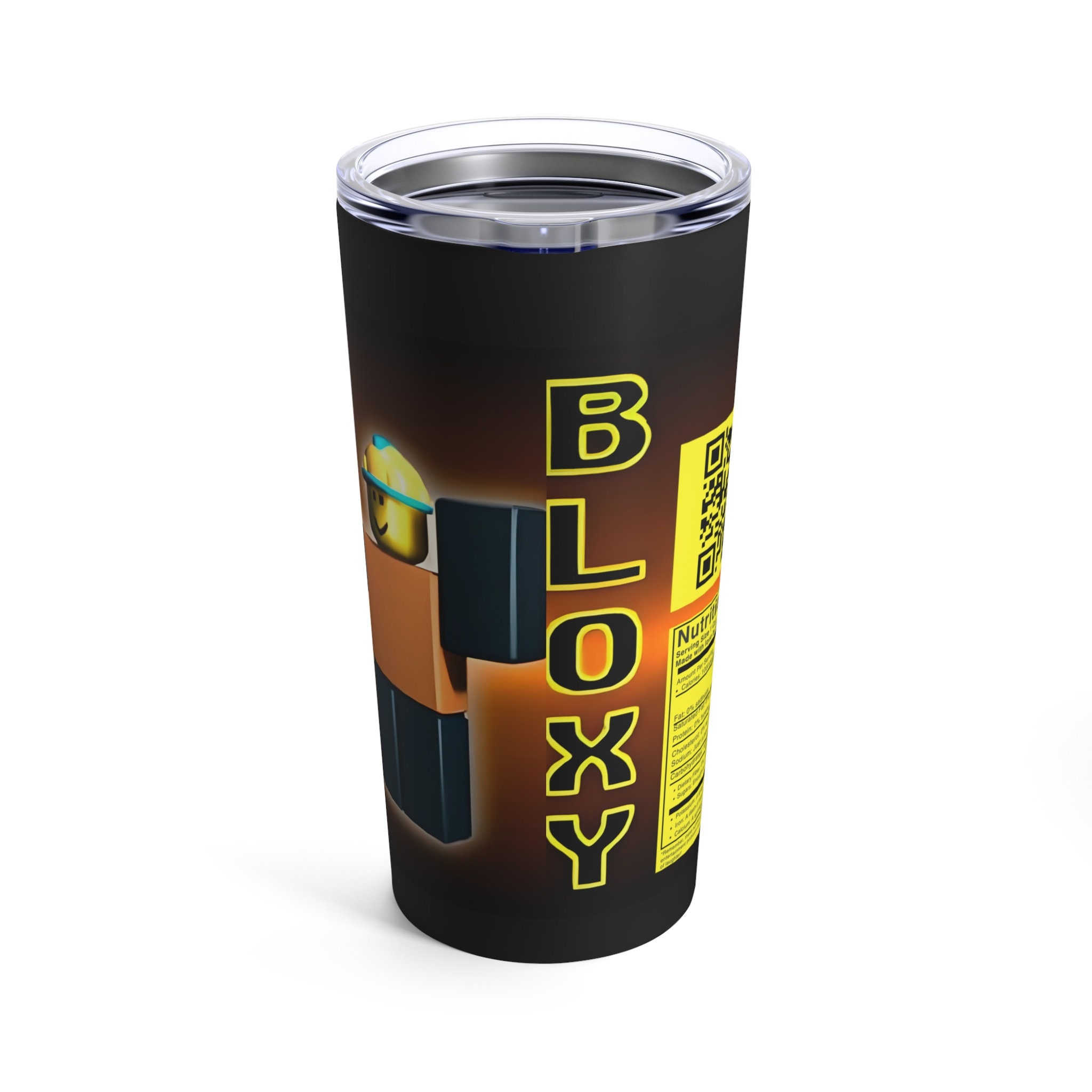 Roblox Bloxy Cola Tumbler – 光沢のある仕上げの20オンスのステンレス