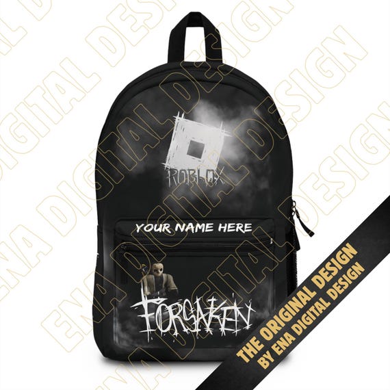 Personalized Roblox Backpack - Forsaken Edition With Custom Name