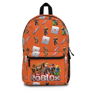 Mochila Roblox para la escuela: elegante y resistente, compartimento impermeable para computadora portátil, mochila escolar cómoda para niños, regalo perfecto