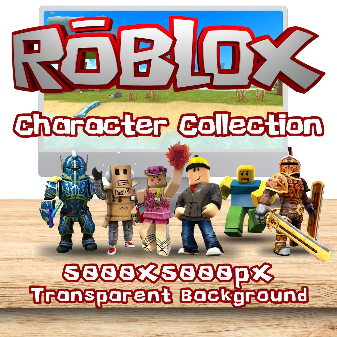 Colección de personajes de Roblox PNG: Figuras populares para verdaderos  fanáticos, manualidades, regalos para niños, caballero rojo azul, cabello  de ..., image size:1080x1080