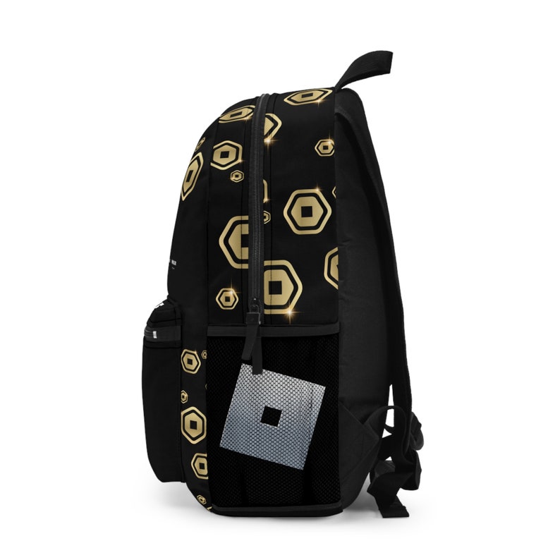 Roblox Backpack Personalized - Your Name Backpack in Robux Design, Safe & Comfortable for School, Adventure, Ideal Gift for Fans image 5