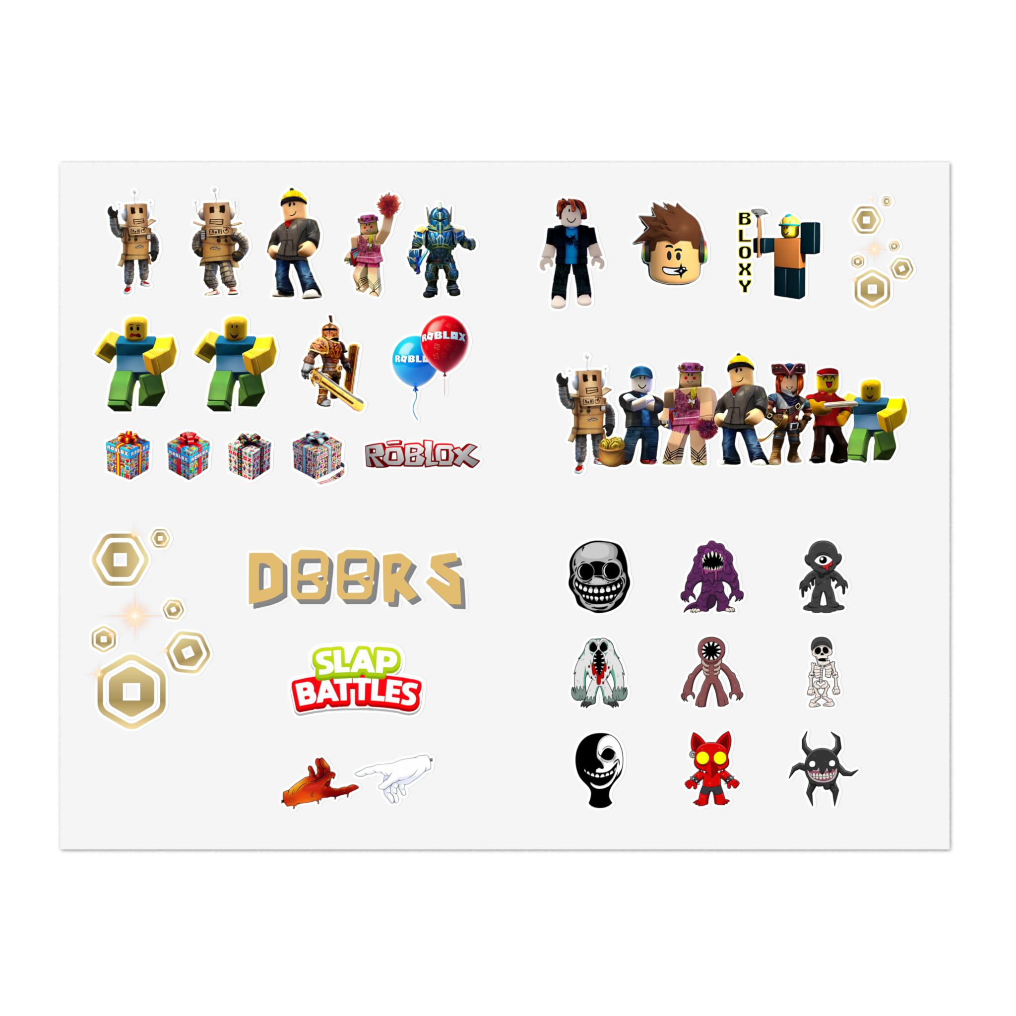 Roblox Adventure Vinyl Sticker Sheets – Over 30 Colorful, Waterproof ...